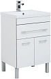 Тумба под раковину Aquanet Верона 58 белый (напольная 1 ящик 2 дверцы) 00182507 Тумба под раковину Aquanet Верона 58 белый (напольная 1 ящик 2 дверцы) 00182507