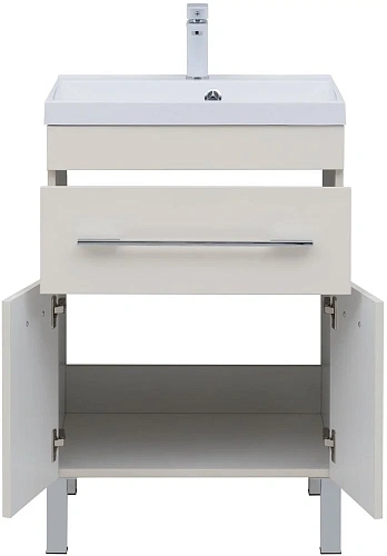 Тумба под раковину Aquanet Верона 60 крем (1 ящик, 2 дверцы) 00304535 Тумба под раковину Aquanet Верона 60 крем (1 ящик, 2 дверцы) 00304535