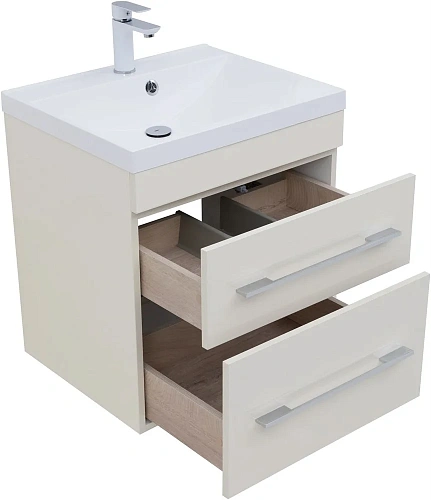 Тумба под раковину Aquanet Верона 60 крем (2 ящика) 00304537 Тумба под раковину Aquanet Верона 60 крем (2 ящика) 00304537