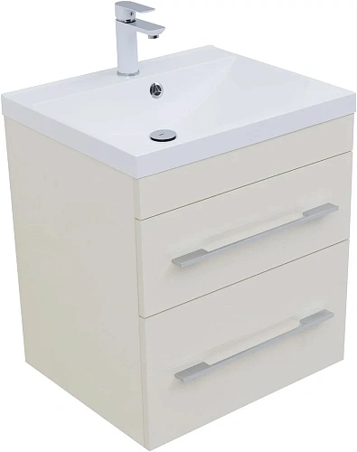 Тумба под раковину Aquanet Верона 60 крем (2 ящика) 00304537 Тумба под раковину Aquanet Верона 60 крем (2 ящика) 00304537
