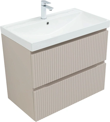 Тумба под раковину Aquanet Джейн Flat 80 00343977 бежевый Тумба под раковину Aquanet Джейн Flat 80 00343977 бежевый