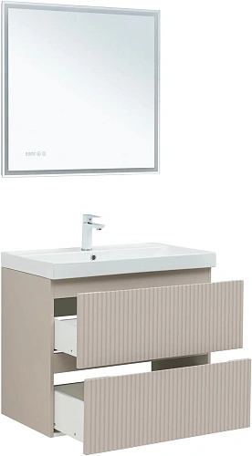 Тумба под раковину Aquanet Джейн Flat 80 00343977 бежевый Тумба под раковину Aquanet Джейн Flat 80 00343977 бежевый