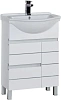 Тумба под раковину Aquanet Доминика 60 белый 00171684 Тумба под раковину Aquanet Доминика 60 белый 00171684