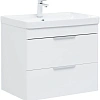 Тумба под раковину Aquanet Ирис new 710 белый глянец (2 ящика) 00310145 Тумба под раковину Aquanet Ирис new 710 белый глянец (2 ящика) 00310145