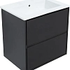 Тумба под раковину Aquanet Милан 65 черный глянец 00306379 Тумба под раковину Aquanet Милан 65 черный глянец 00306379