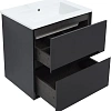 Тумба под раковину Aquanet Милан 65 черный глянец 00306379 Тумба под раковину Aquanet Милан 65 черный глянец 00306379