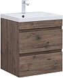 Тумба под раковину Aquanet Нота New 60 дуб веллингтон табак 00334191 подвесная Тумба под раковину Aquanet Нота New 60 дуб веллингтон табак 00334191 подвесная