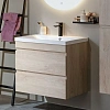 Тумба под раковину Aquanet Нота New 75 дуб светлый 00334198 подвесная