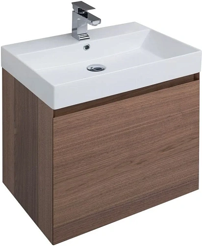 Тумба под раковину Aquanet Нью-Йорк 60 орех 00203945 Тумба под раковину Aquanet Нью-Йорк 60 орех 00203945