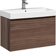 Тумба под раковину Aquanet Нью-Йорк 85 орех 00203947 Тумба под раковину Aquanet Нью-Йорк 85 орех 00203947