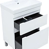 Тумба под раковину Aquanet Слим 60 00346042 напольная, белый сатин Тумба под раковину Aquanet Слим 60 00346042 напольная, белый сатин