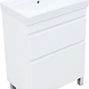Тумба под раковину Aquanet Слим 60 00346042 напольная, белый сатин Тумба под раковину Aquanet Слим 60 00346042 напольная, белый сатин