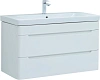 Тумба под раковину Aquanet София 105 белый глянец (2 ящика) 00274116