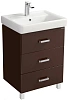 Тумба под раковину Aquaton Америна 60 М темно-коричневая 1A168901AM430