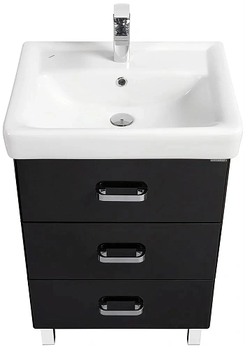 Тумба под раковину Aquaton Америна 60 М черная 1A168901AM950 Тумба под раковину Aquaton Америна 60 М черная 1A168901AM950
