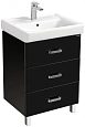Тумба под раковину Aquaton Америна 60 М черная 1A168901AM950 Тумба под раковину Aquaton Америна 60 М черная 1A168901AM950