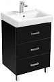 Тумба под раковину Aquaton Америна 60 М черная 1A168901AM950 Тумба под раковину Aquaton Америна 60 М черная 1A168901AM950