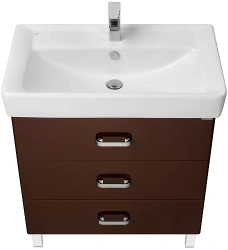 Тумба под раковину Aquaton Америна 70 М темно-коричневая 1A169001AM430 Тумба под раковину Aquaton Америна 70 М темно-коричневая 1A169001AM430