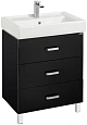 Тумба под раковину Aquaton Америна 70 М черная 1A169001AM950 Тумба под раковину Aquaton Америна 70 М черная 1A169001AM950