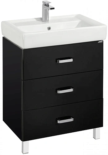 Тумба под раковину Aquaton Америна 70 М черная 1A169001AM950 Тумба под раковину Aquaton Америна 70 М черная 1A169001AM950