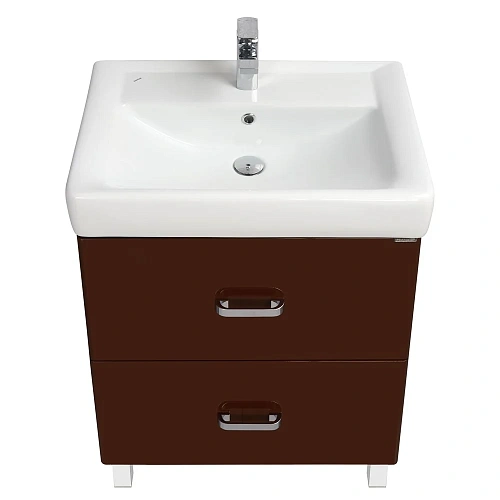 Тумба под раковину Aquaton Америна 70 Н темно-коричневая 1A169301AM430 Тумба под раковину Aquaton Америна 70 Н темно-коричневая 1A169301AM430