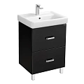 Тумба под раковину Aquaton Америна 70 Н черная 1A169301AM950 Тумба под раковину Aquaton Америна 70 Н черная 1A169301AM950
