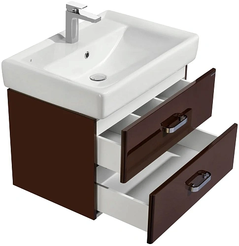 Тумба под раковину Aquaton Америна 70 темно-коричневая 1A137601AM430 Тумба под раковину Aquaton Америна 70 темно-коричневая 1A137601AM430