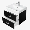 Тумба под раковину Aquaton Америна 70 черный 1A137601AM950 Тумба под раковину Aquaton Америна 70 черный 1A137601AM950