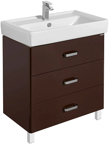 Тумба под раковину Aquaton Америна 80 М темно-коричневая 1A169101AM430 Тумба под раковину Aquaton Америна 80 М темно-коричневая 1A169101AM430