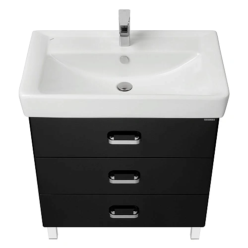 Тумба под раковину Aquaton Америна 80 М черная 1A169101AM950 Тумба под раковину Aquaton Америна 80 М черная 1A169101AM950