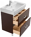 Тумба под раковину Aquaton Америна 80 Н темно-коричневая 1A169401AM430 Тумба под раковину Aquaton Америна 80 Н темно-коричневая 1A169401AM430