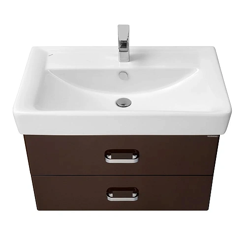 Тумба под раковину Aquaton Америна 80 темно-коричневая 1A137701AM430 Тумба под раковину Aquaton Америна 80 темно-коричневая 1A137701AM430