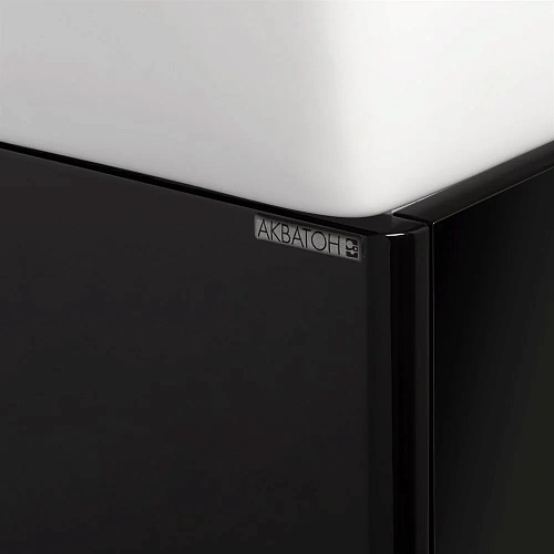 Тумба под раковину Aquaton Америна 80 черный 1A137701AM950 Тумба под раковину Aquaton Америна 80 черный 1A137701AM950