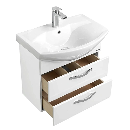 Тумба под раковину Aquaton Ария 50 М подвесная белый 1A140001AA010 Тумба под раковину Aquaton Ария 50 М подвесная белый 1A140001AA010