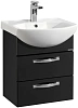 Тумба под раковину Aquaton Ария 50 М подвесная черный 1A140001AA950