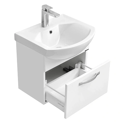 Тумба под раковину Aquaton Ария 50 подвесная белый 1A140301AA010 Тумба под раковину Aquaton Ария 50 подвесная белый 1A140301AA010