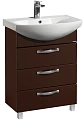 Тумба под раковину Aquaton Ария 65 Н темно-коричневая 1A123401AA430 Тумба под раковину Aquaton Ария 65 Н темно-коричневая 1A123401AA430