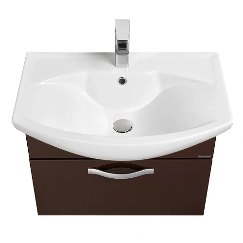 Тумба под раковину Aquaton Ария 65 темно-коричневая 1A134001AA430 Тумба под раковину Aquaton Ария 65 темно-коричневая 1A134001AA430