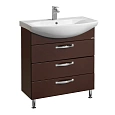 Тумба под раковину Aquaton Ария 80 Н темно-коричневая 1A141301AA430 Тумба под раковину Aquaton Ария 80 Н темно-коричневая 1A141301AA430