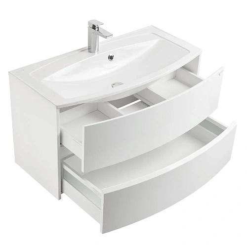 Тумба под раковину Aquaton Астера 95 белый 1A195301AS010 Тумба под раковину Aquaton Астера 95 белый 1A195301AS010