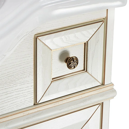 Тумба под раковину Aquaton Беатриче 85 слоновая кость с патиной 1A191701BEM60 Тумба под раковину Aquaton Беатриче 85 слоновая кость с патиной 1A191701BEM60