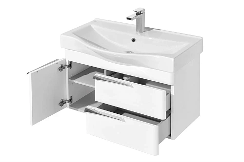 Тумба под раковину Aquaton Беверли 80 белый 1A235501BV010 Тумба под раковину Aquaton Беверли 80 белый 1A235501BV010