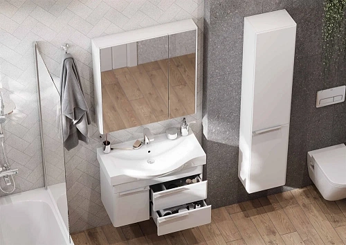 Тумба под раковину Aquaton Беверли 80 белый 1A235501BV010 Тумба под раковину Aquaton Беверли 80 белый 1A235501BV010