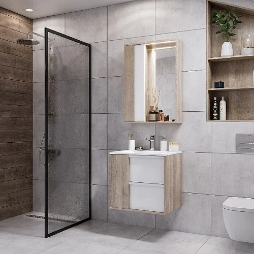 Тумба под раковину Aquaton Бостон 60 дуб эврика 1A252501BN010 Тумба под раковину Aquaton Бостон 60 дуб эврика 1A252501BN010