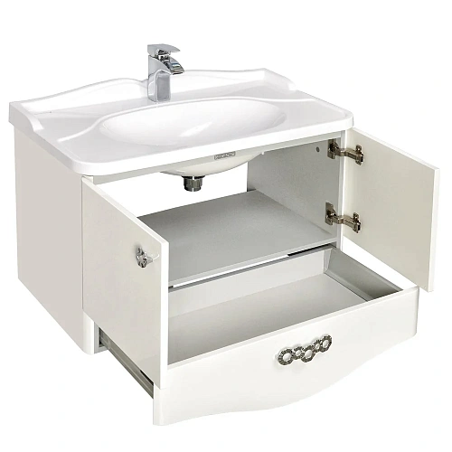 Тумба под раковину Aquaton Венеция 75 белый 1A150901VN010 Тумба под раковину Aquaton Венеция 75 белый 1A150901VN010