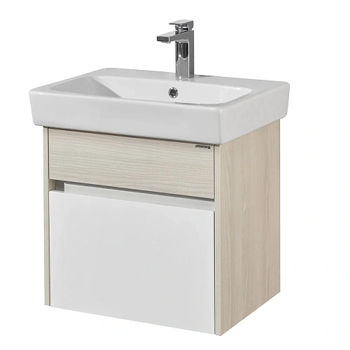 Тумба под раковину Aquaton Верди PRO 60 белый, ясень фабрик 1A206701VDAV0 Тумба под раковину Aquaton Верди PRO 60 белый, ясень фабрик 1A206701VDAV0