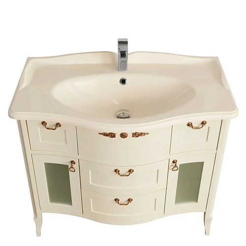 Тумба под раковину Aquaton Версаль 100 слоновая кость 1A188001VSZA0 Тумба под раковину Aquaton Версаль 100 слоновая кость 1A188001VSZA0