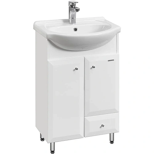 Тумба под раковину Aquaton Джимми 57 белый 1A250301DJ010 Тумба под раковину Aquaton Джимми 57 белый 1A250301DJ010