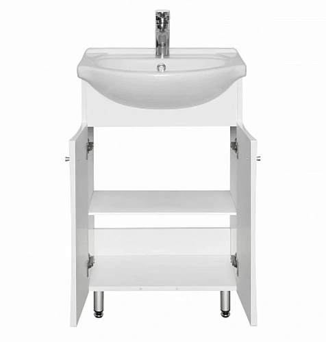 Тумба под раковину Aquaton Джимми 57 М белый 1A068301DJ010 Тумба под раковину Aquaton Джимми 57 М белый 1A068301DJ010