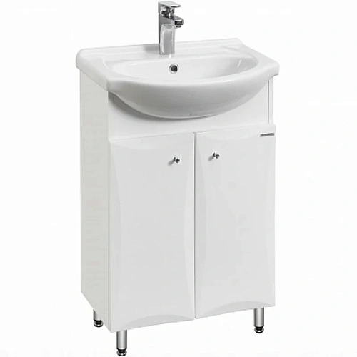 Тумба под раковину Aquaton Джимми 57 М белый 1A068301DJ010 Тумба под раковину Aquaton Джимми 57 М белый 1A068301DJ010